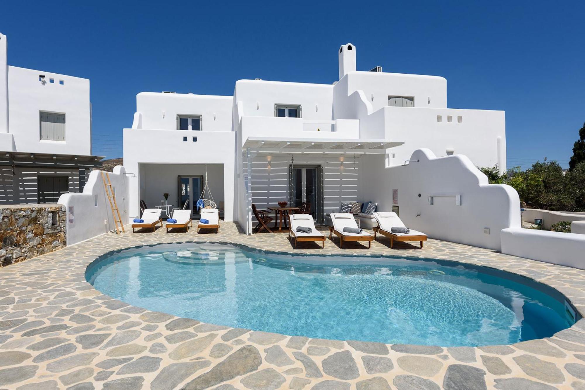 Helen Beach Front Luxury Villas Кастраки Экстерьер фото