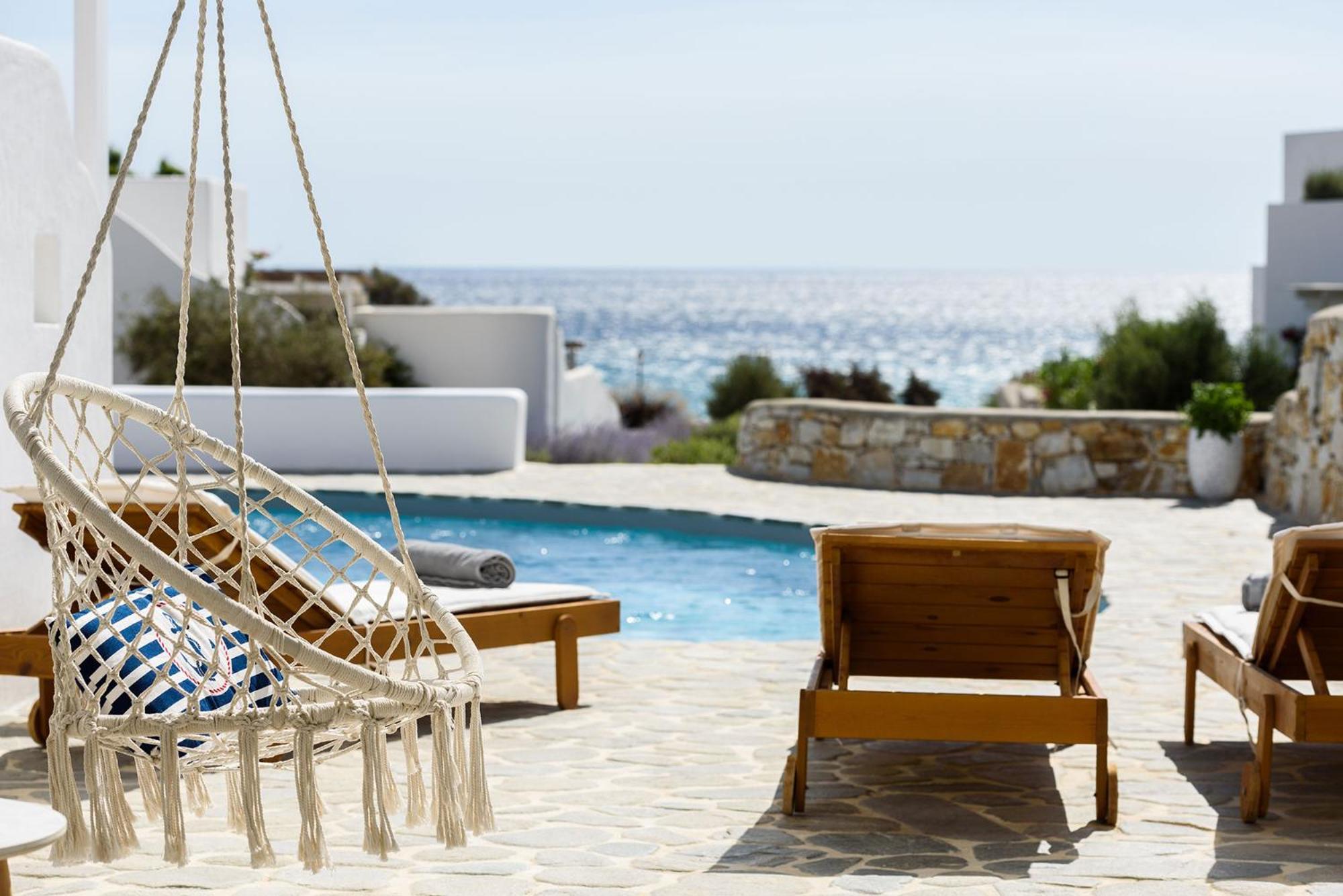 Helen Beach Front Luxury Villas Кастраки Экстерьер фото