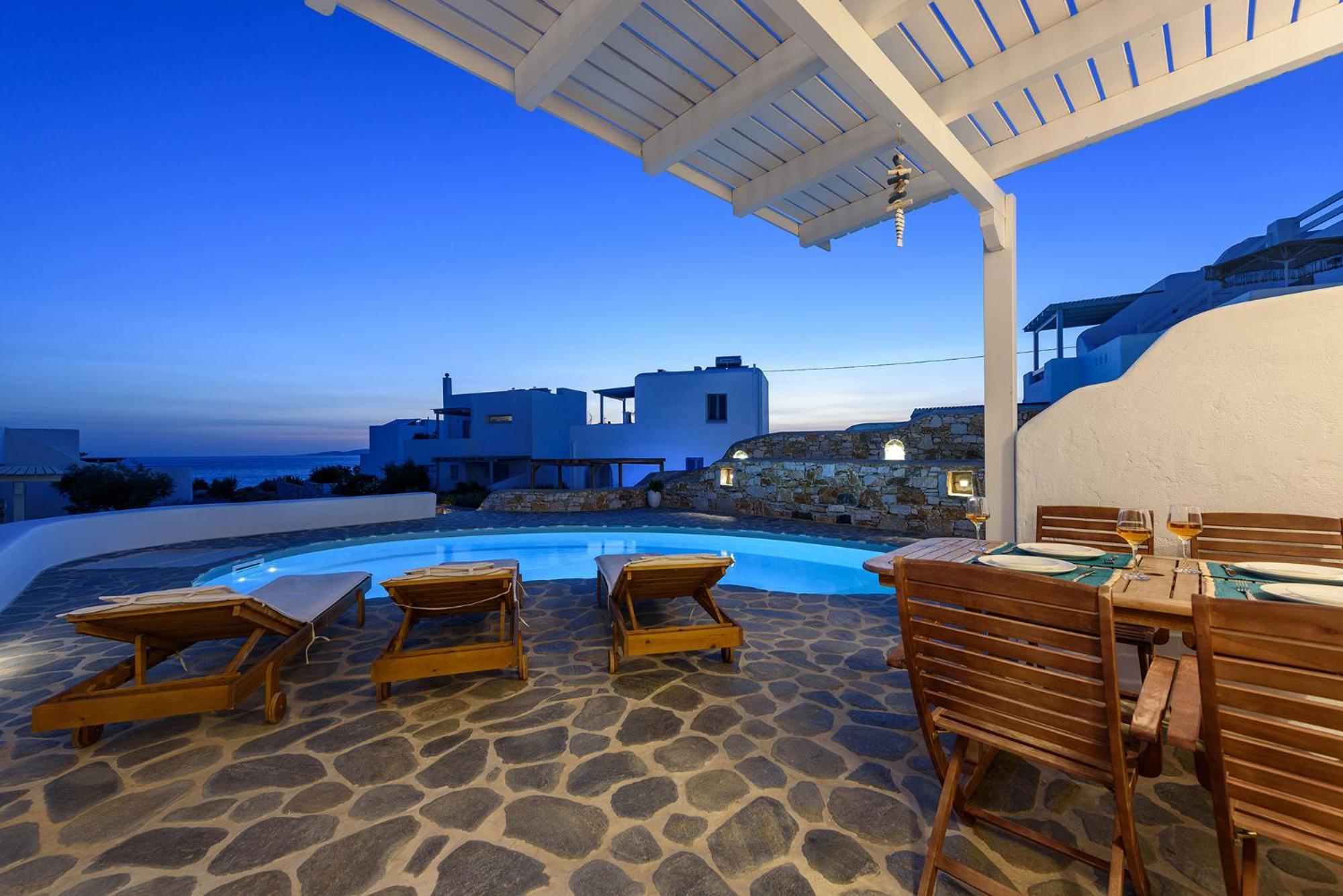 Helen Beach Front Luxury Villas Кастраки Экстерьер фото