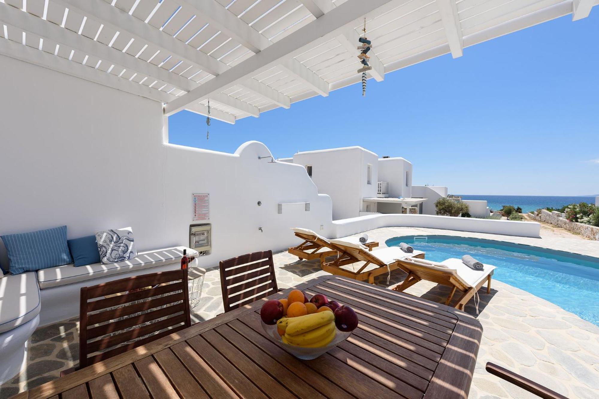 Helen Beach Front Luxury Villas Кастраки Экстерьер фото