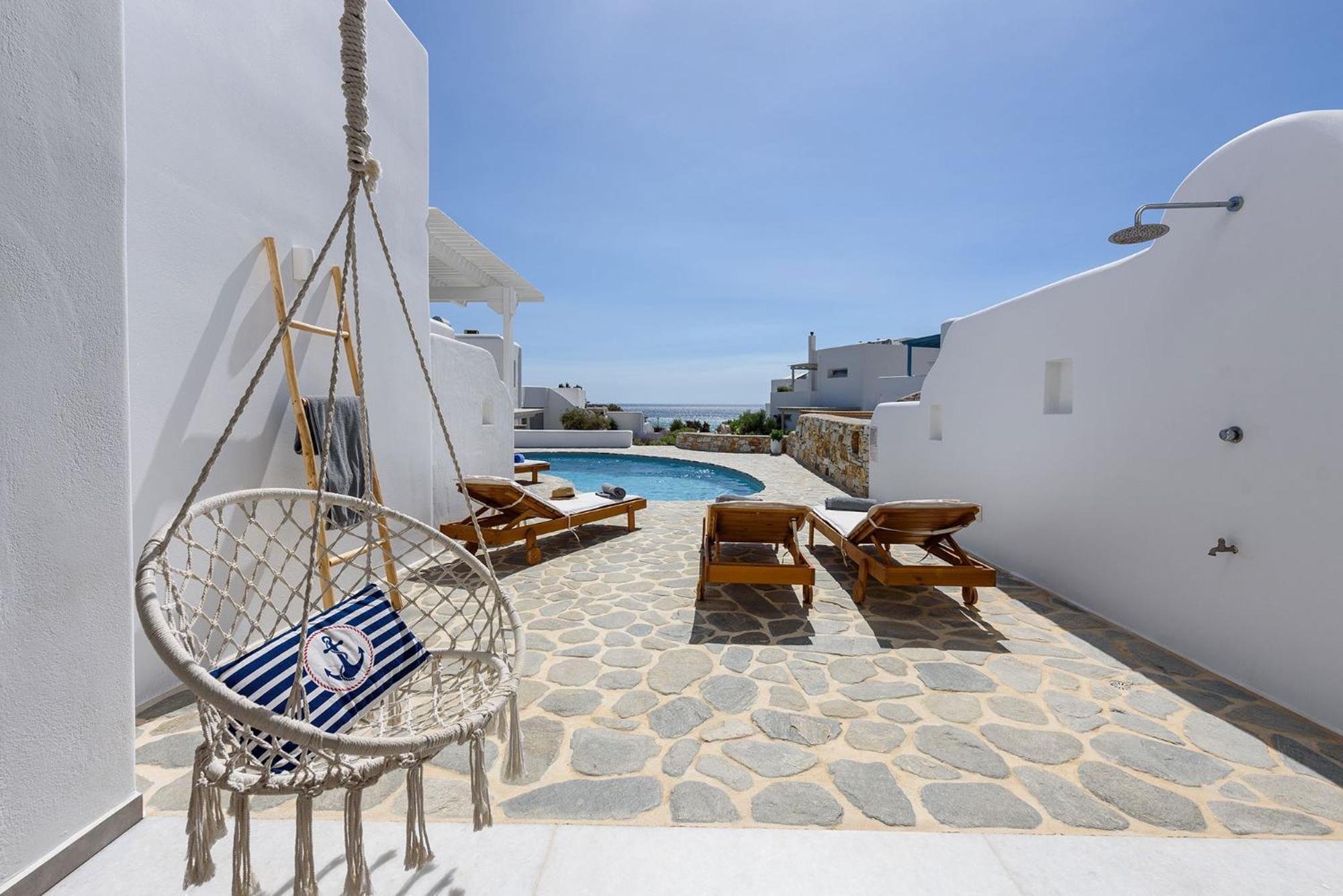 Helen Beach Front Luxury Villas Кастраки Экстерьер фото
