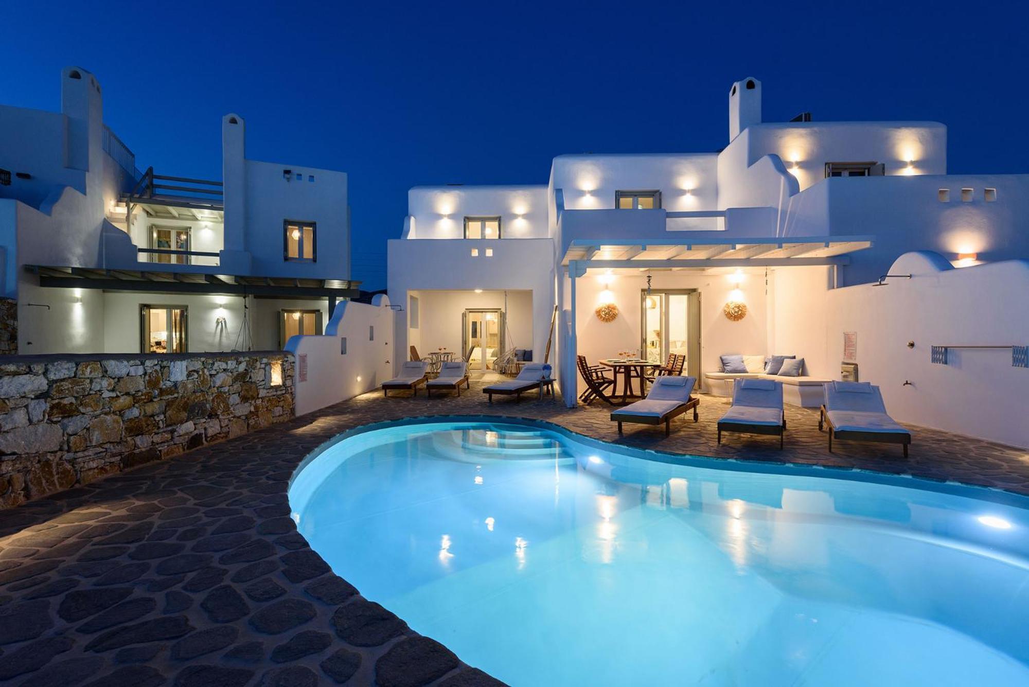 Helen Beach Front Luxury Villas Кастраки Экстерьер фото