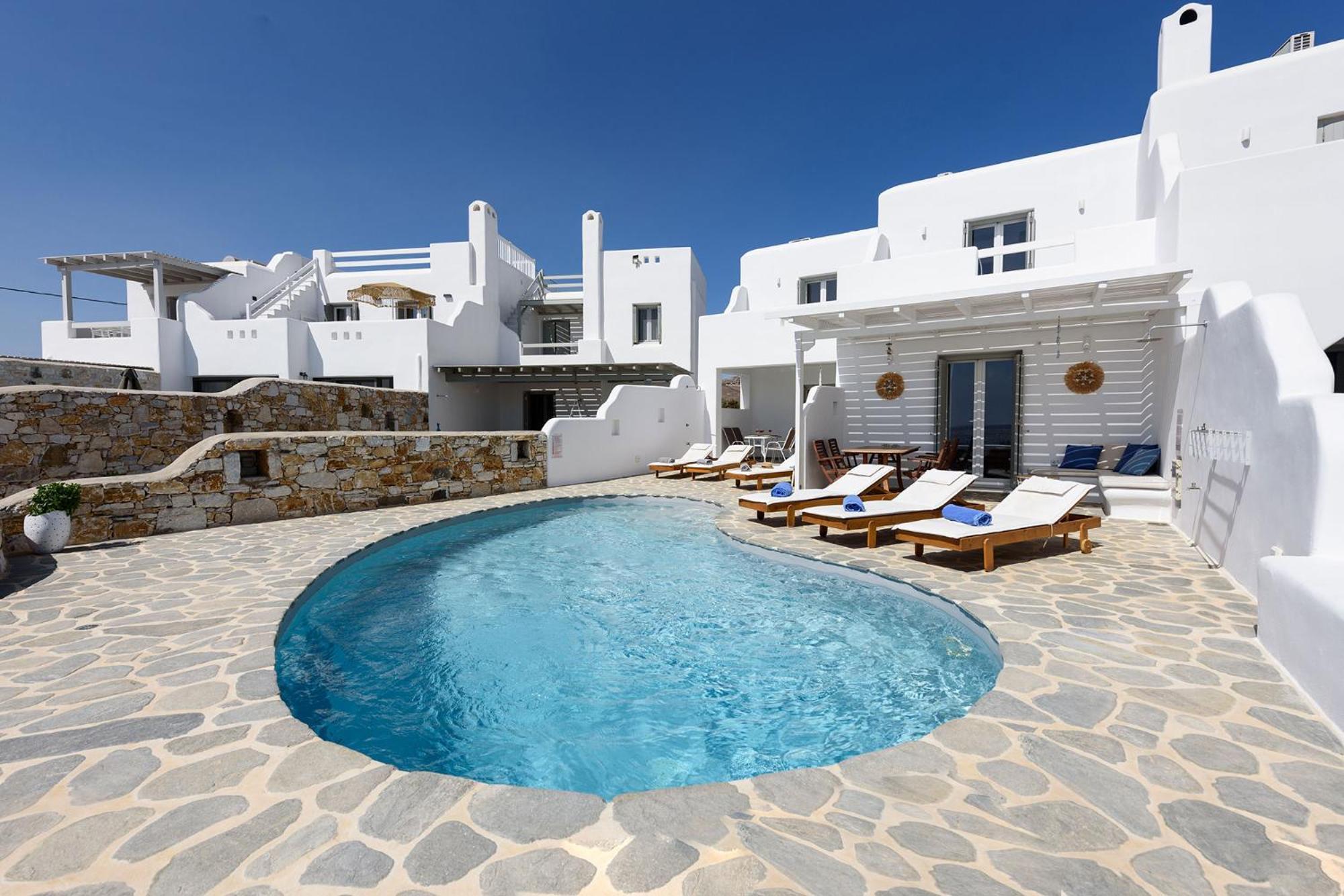 Helen Beach Front Luxury Villas Кастраки Экстерьер фото