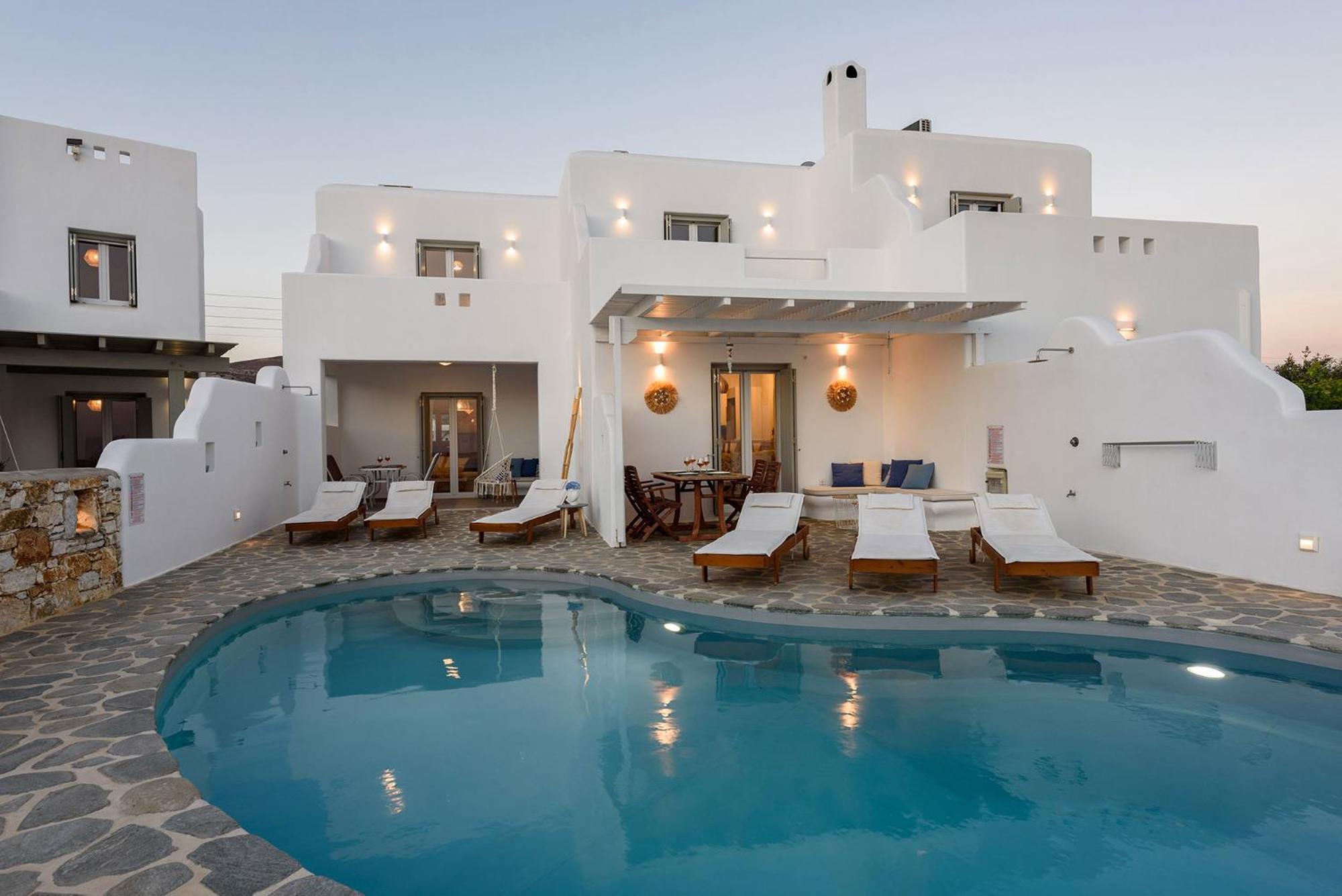 Helen Beach Front Luxury Villas Кастраки Экстерьер фото